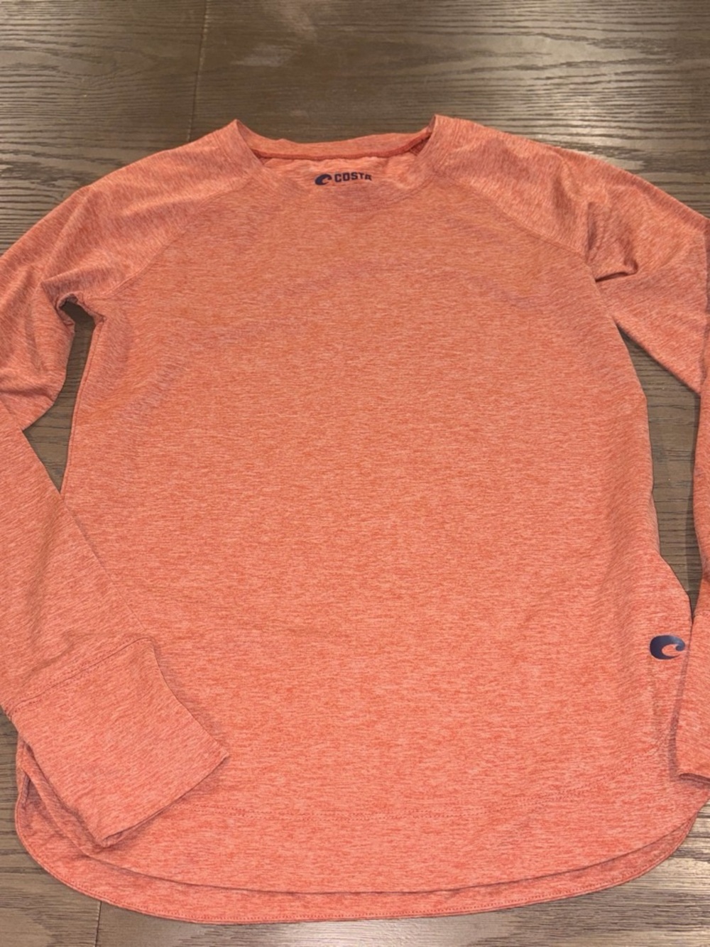 Costa Coral Heathered Performance Long Sleeve small